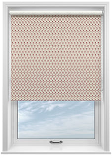 Emily Bond Hawthorn, Swiss Red - Twist&Fit Roller Blind